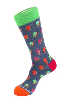 3D Skull Sock