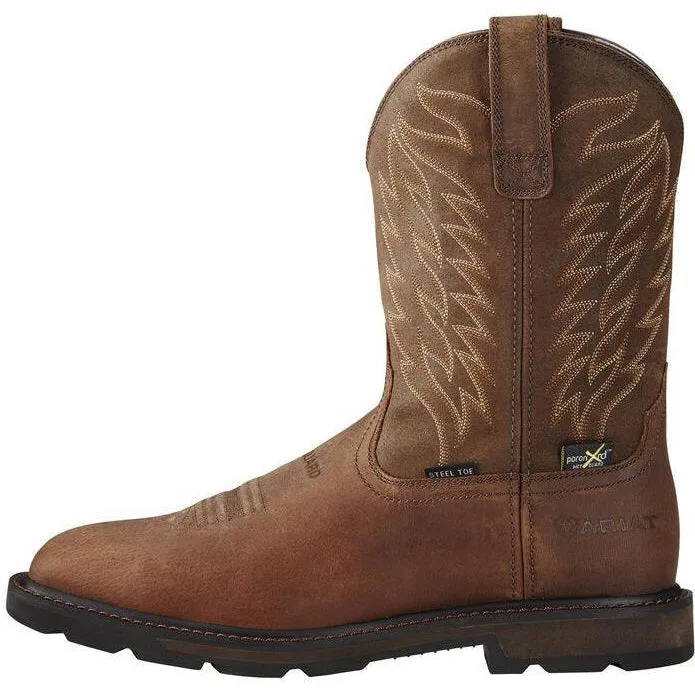 Ariat Men's Groundbreaker 10 Stl Toe WP MetGuard Western Work Boot - 10020063