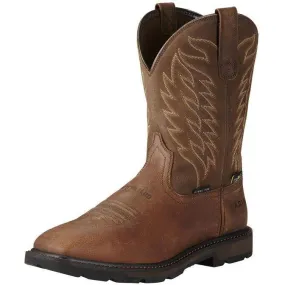 Ariat Men's Groundbreaker 10" Stl Toe WP MetGuard Western Work Boot - 10020063