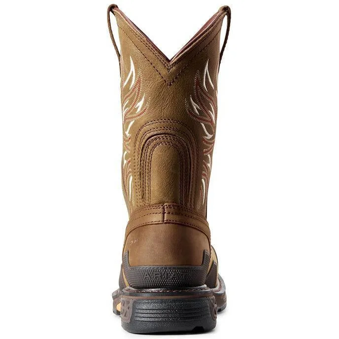 Ariat Men's OverDrive 11 Wide Square Comp Toe Western Work Boot - 10011933