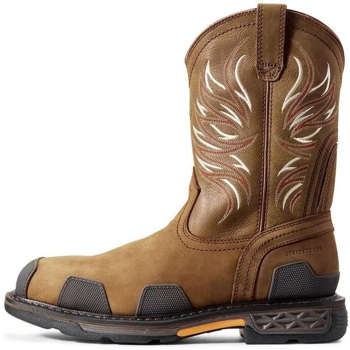 Ariat Men's OverDrive 11 Wide Square Comp Toe Western Work Boot - 10011933