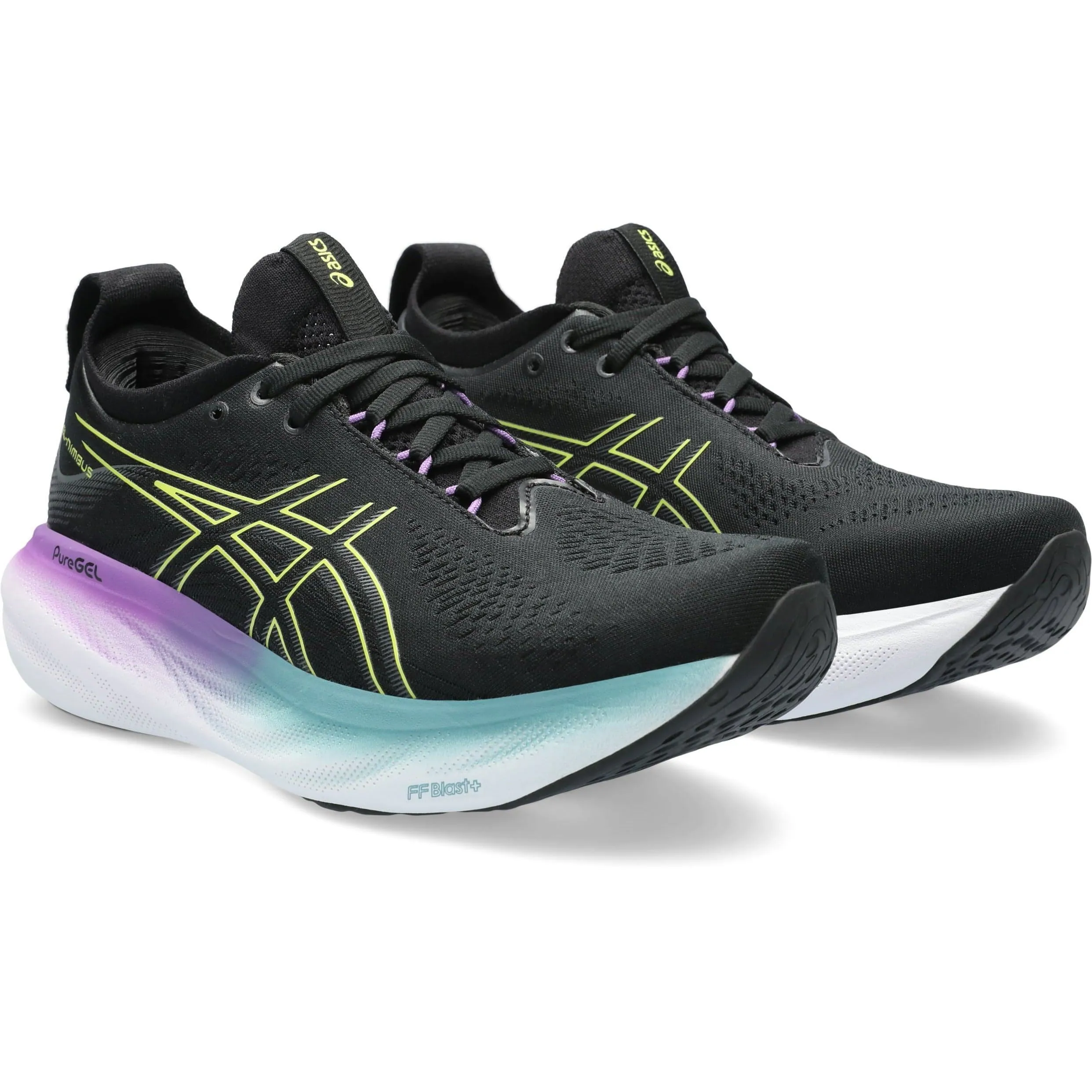 Asics Gel Nimbus 25 Womens Running Shoes - Black