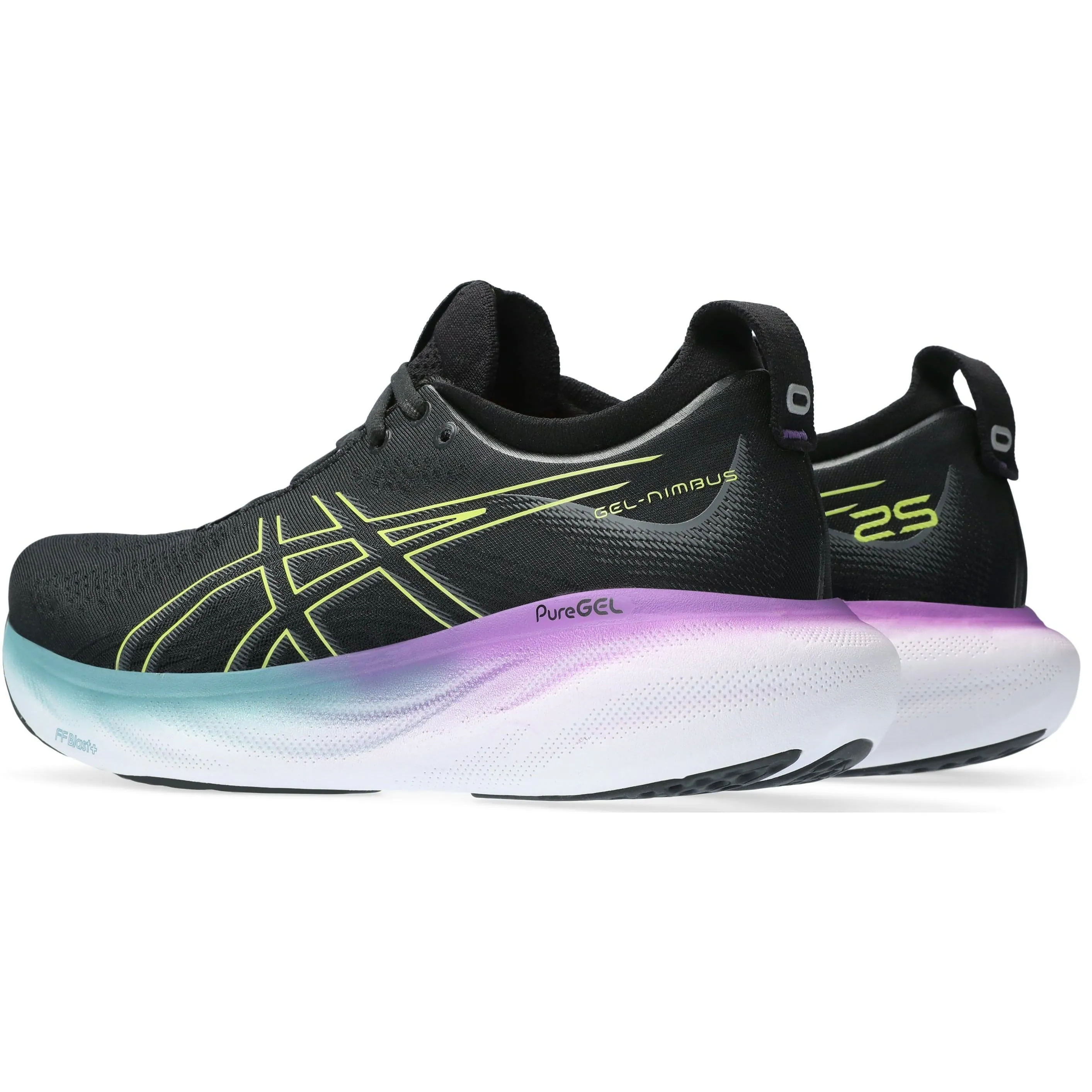 Asics Gel Nimbus 25 Womens Running Shoes - Black