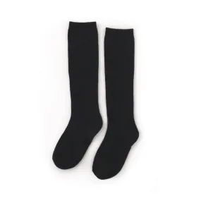 Black Knee High Socks by Little Stocking Co