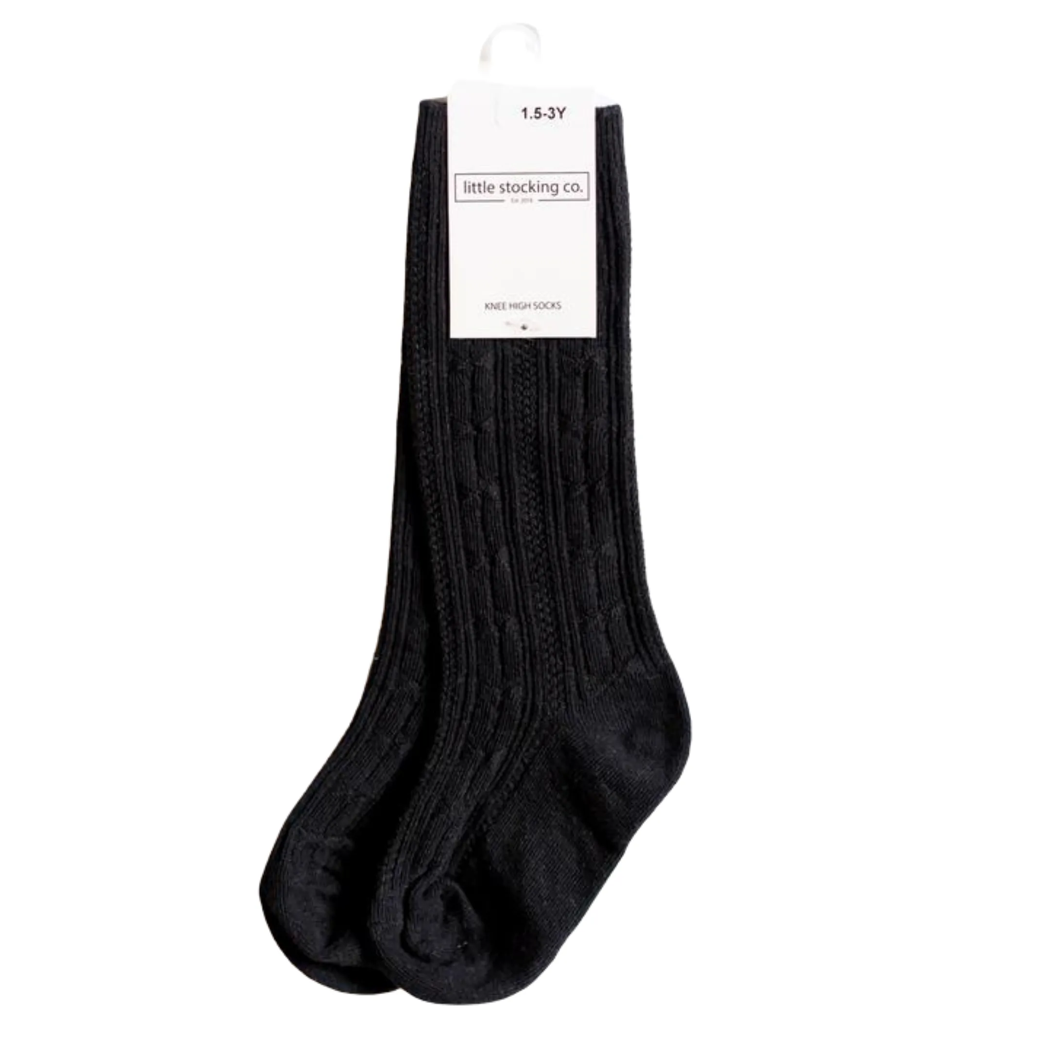 Black Knee High Socks by Little Stocking Co