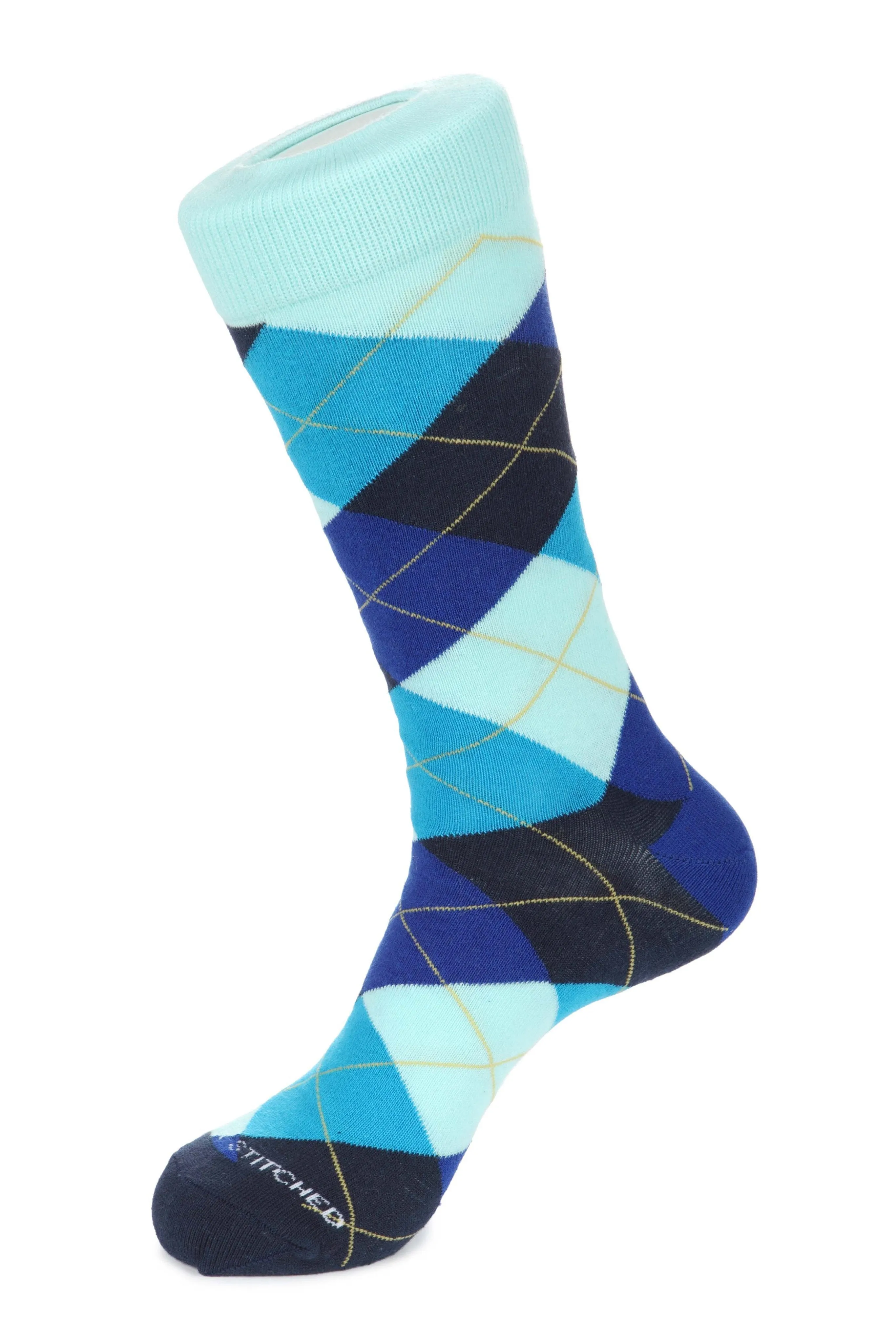 Blazing Sky Argyle Sock