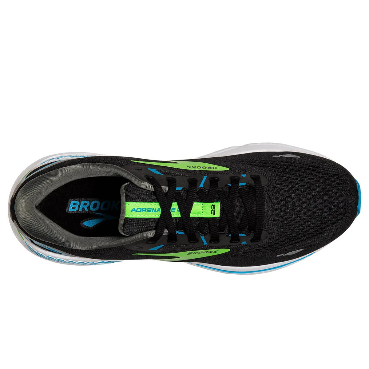 Brooks Adrenaline GTS 23 Mens | Black/hawaiian Ocean/green