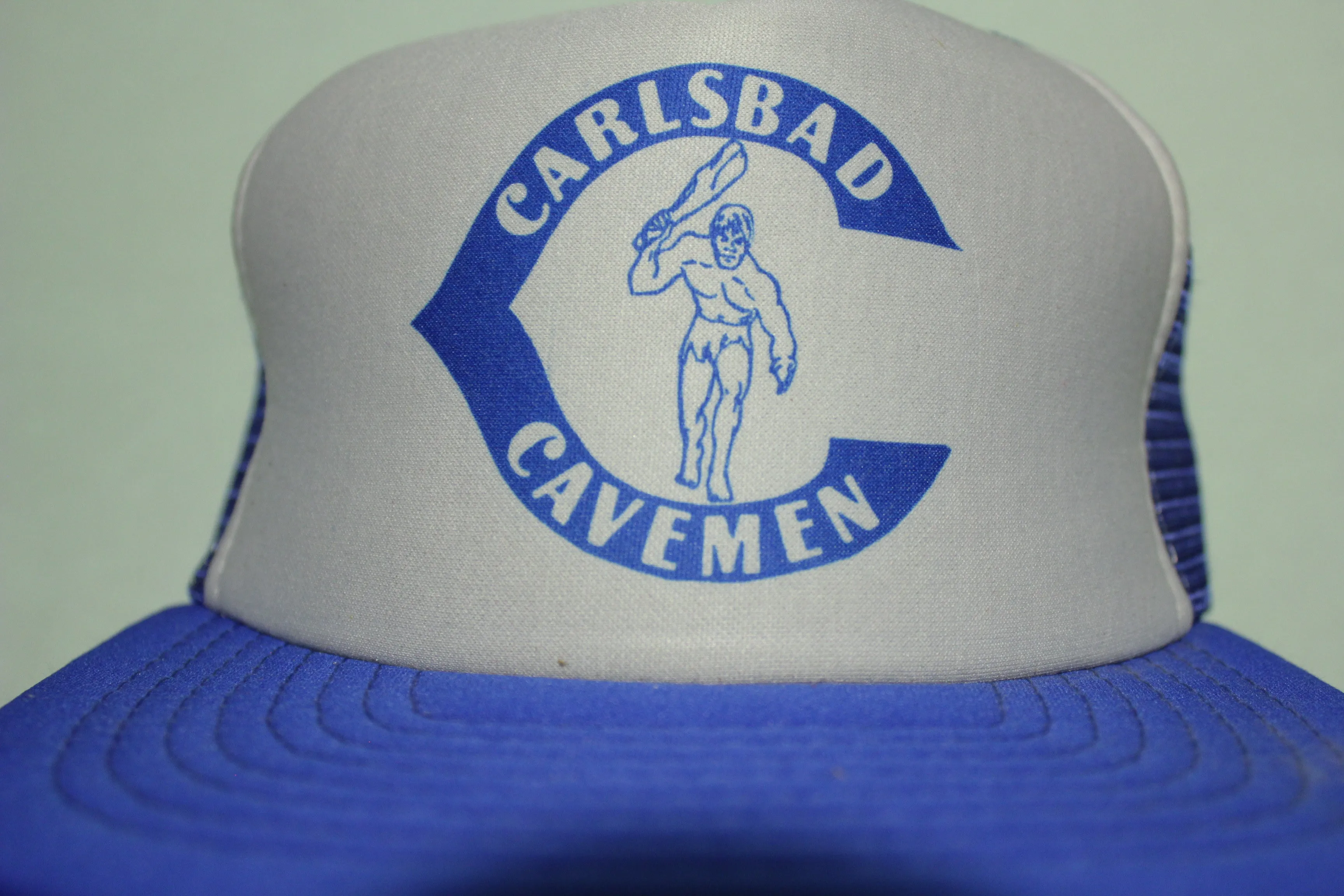 Carlsbad Cavemen Vintage 80's Adjustable Back Snapback Hat