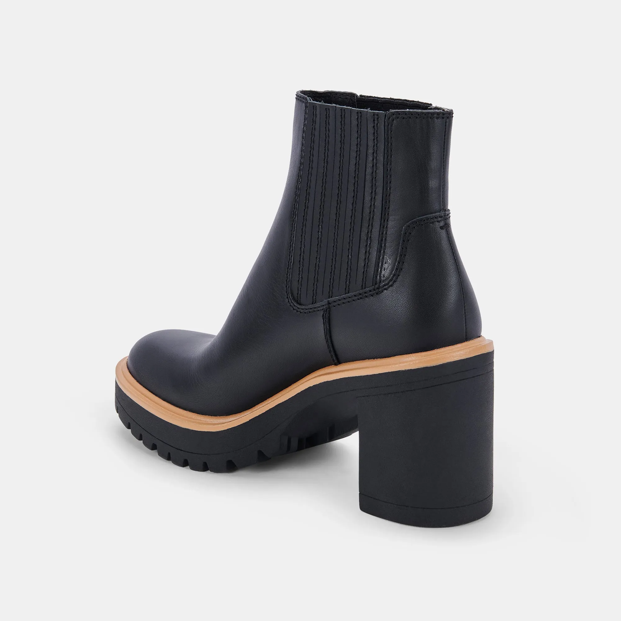 CASTER H2O BOOTIES ONYX LEATHER