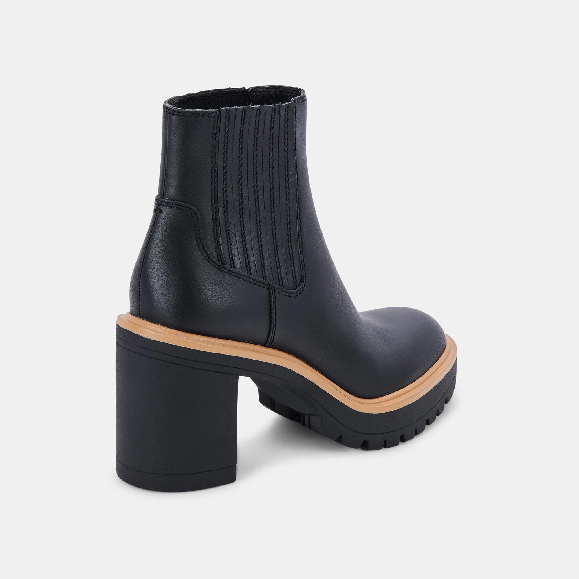 CASTER H2O BOOTIES ONYX LEATHER