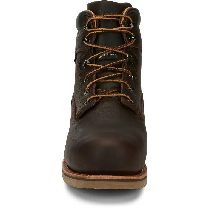 Chippewa Men's Bolville 6 Comp Toe WP Metguard Work Boot- Brown- 73201