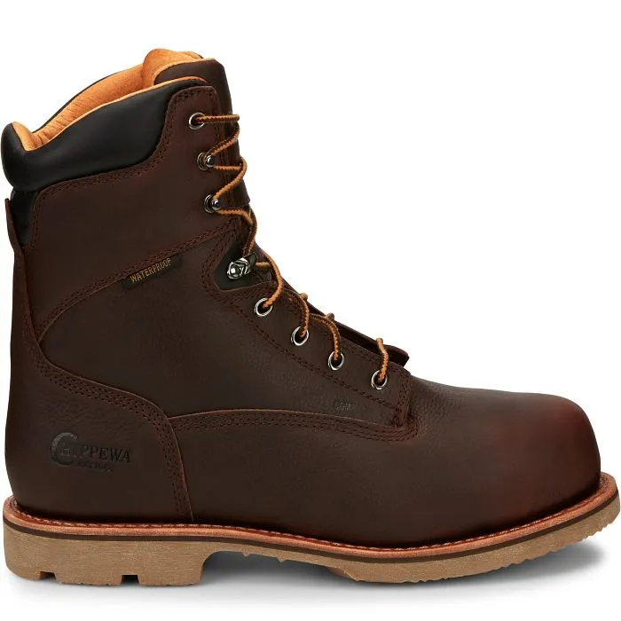 Chippewa Men's Serious  8" Comp Toe WP Metguard PR Lace-Up Work Boot - 72311