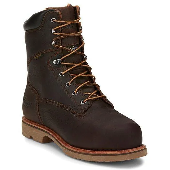 Chippewa Men's Serious  8" Comp Toe WP Metguard PR Lace-Up Work Boot - 72311