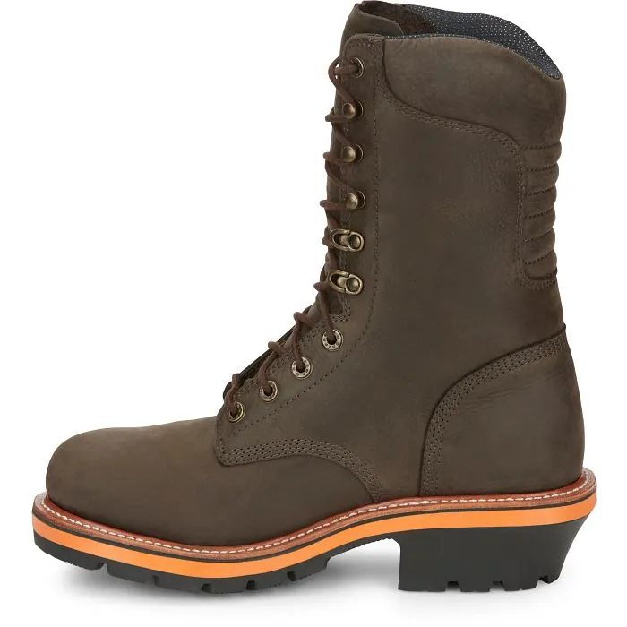 Chippewa Men's Thunderstruck 10" Soft Toe Work Boot - Brown - TH1032