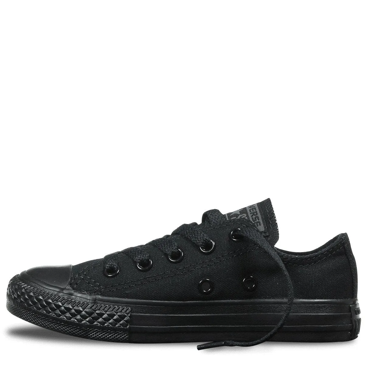 CONVERSE KIDS CHUCK TAYLOR ALL STAR LOW TOP BLACK SHOE