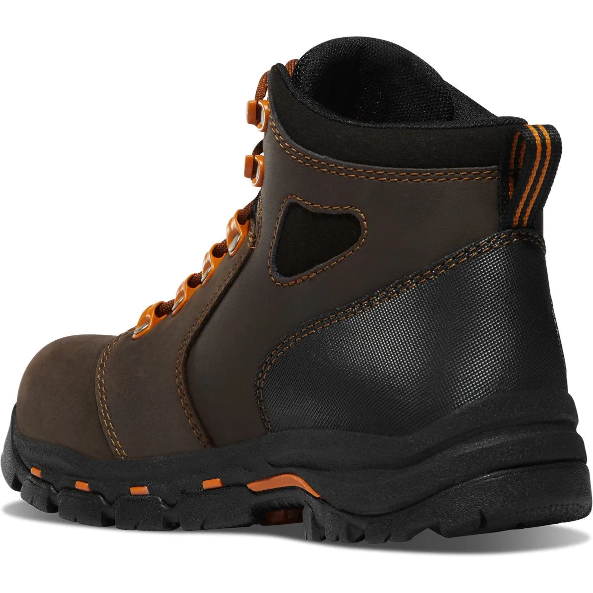 Danner Women's Vicious 4 Plain Toe WP Slip Resist Work Boot -Brown- 13883