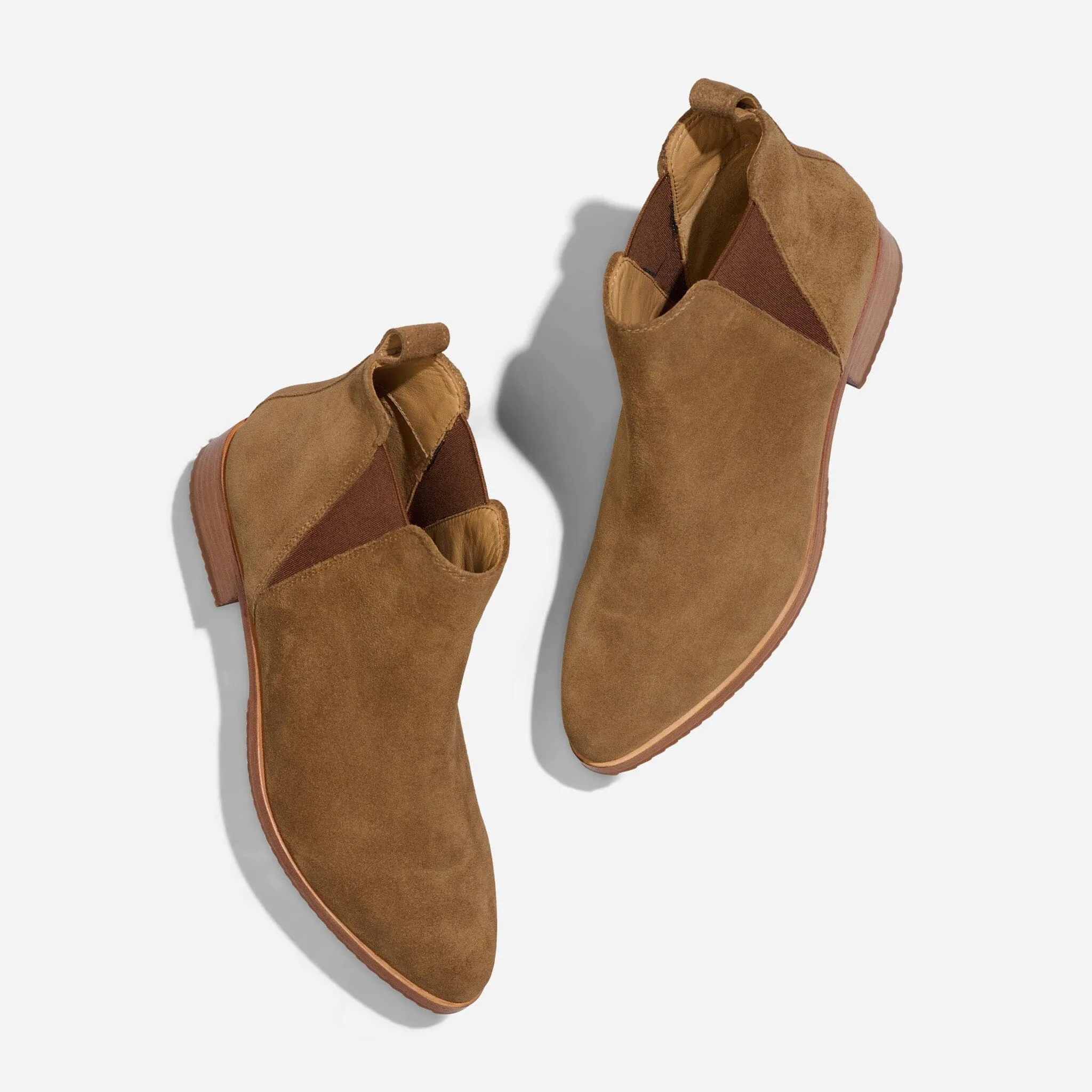 Eva Everyday Chelsea Boot Taupe Suede