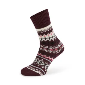 Fair Isle Wool Sock