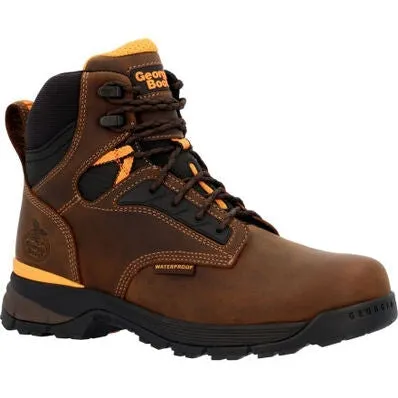 Georgia Men's TBD 6" Alloy Toe WP Slip Resist Work Boot -Brown- GB00597