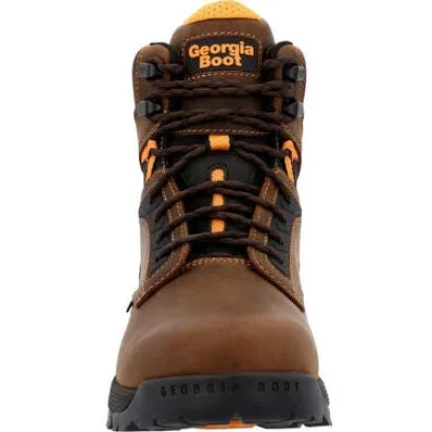 Georgia Men's TBD 6" Alloy Toe WP Slip Resist Work Boot -Brown- GB00597