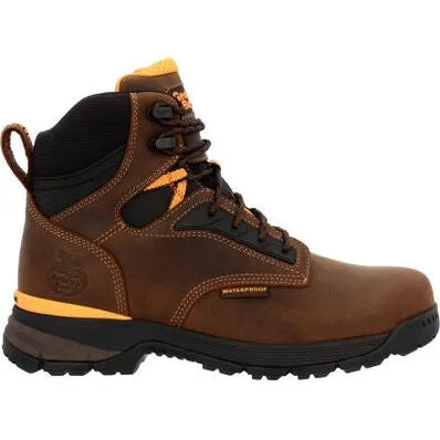 Georgia Men's TBD 6" Alloy Toe WP Slip Resist Work Boot -Brown- GB00597