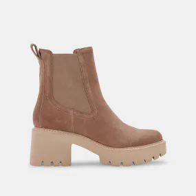 HAWK H2O BOOTIES MUSHROOM SUEDE