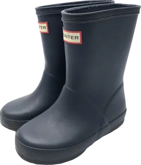 Hunter Blue Original Kids First Wellies UK 6 EU 23 👼