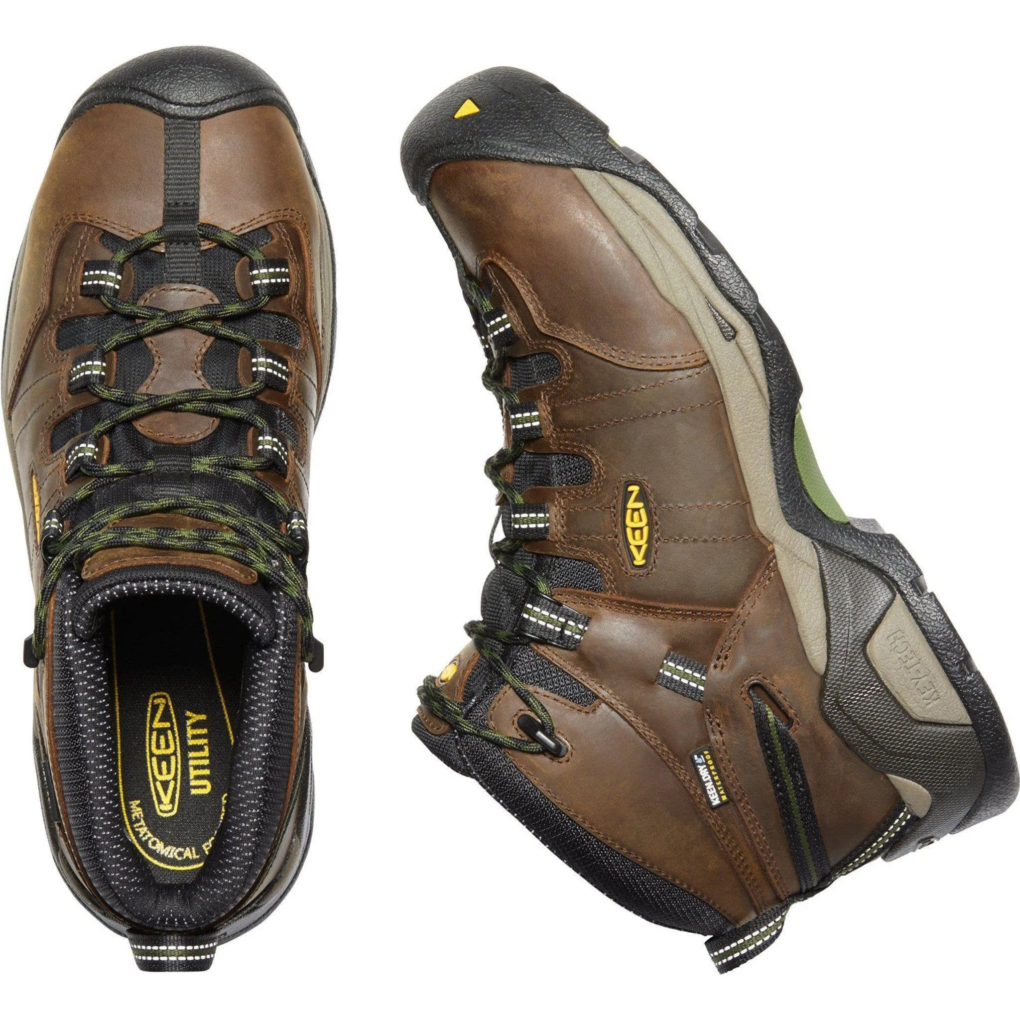 Keen Utility Men's Detroit XT Steel Toe WP Work Boot - Brown - 1020085