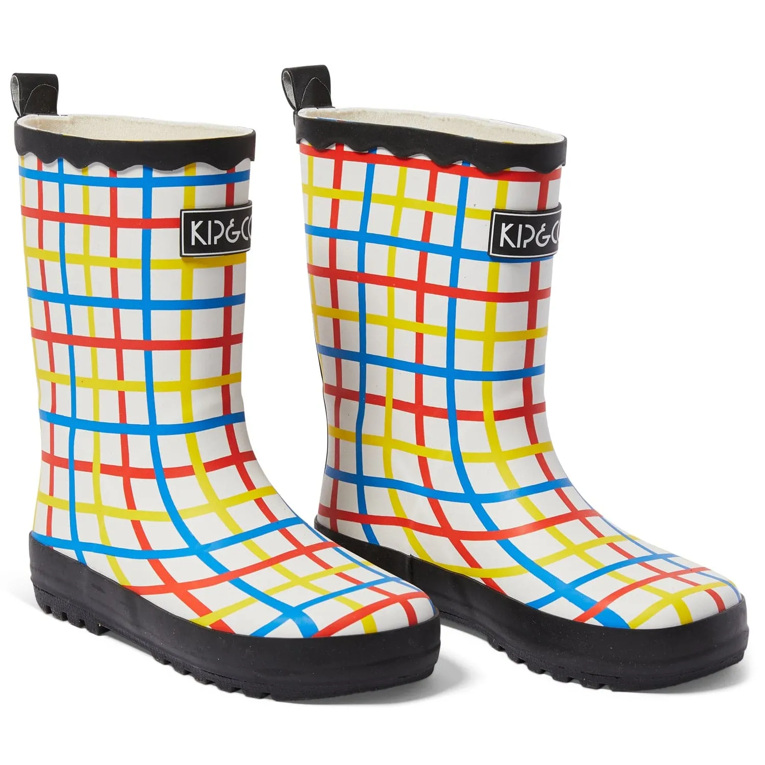 Kip & Co | Primary Tartan Gumboot - Kids