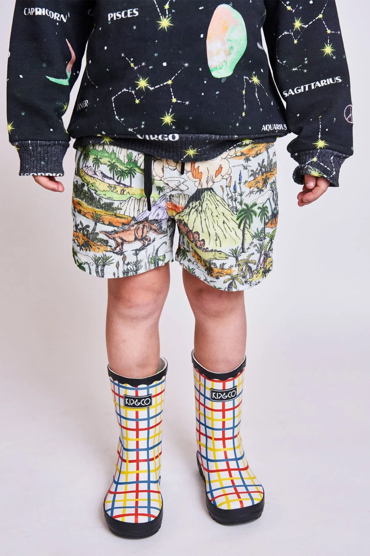 Kip & Co | Primary Tartan Gumboot - Kids