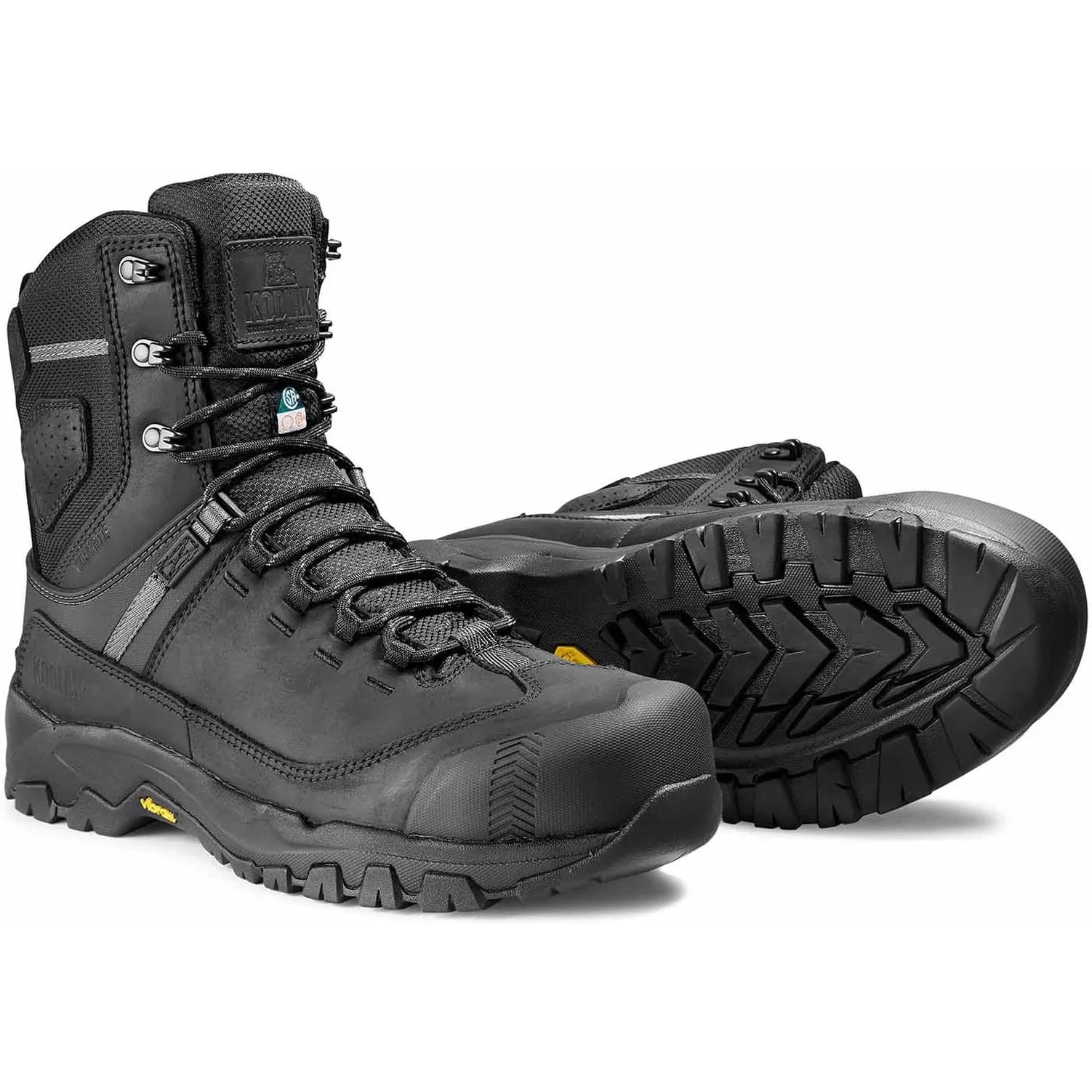 Kodiak Men's Quest Bound 8" Comp Toe WP Safety Work Boot -Black- 4THHBK