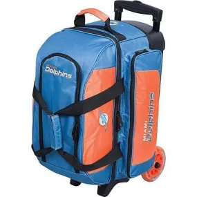 KR NFL Double Roller Miami Dolphins Bowling Bag