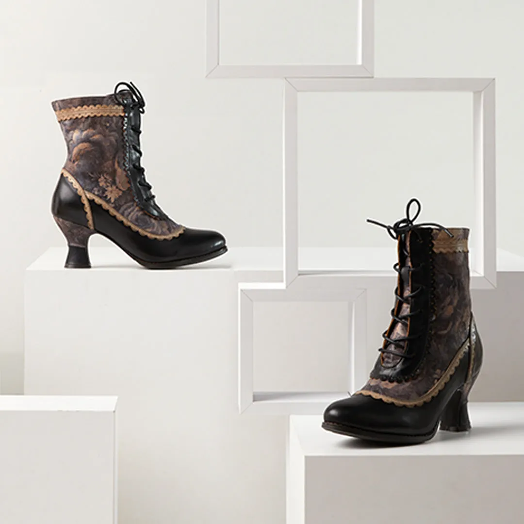 L'ARTISTE BEWITCH-FLORAL BOOTIE