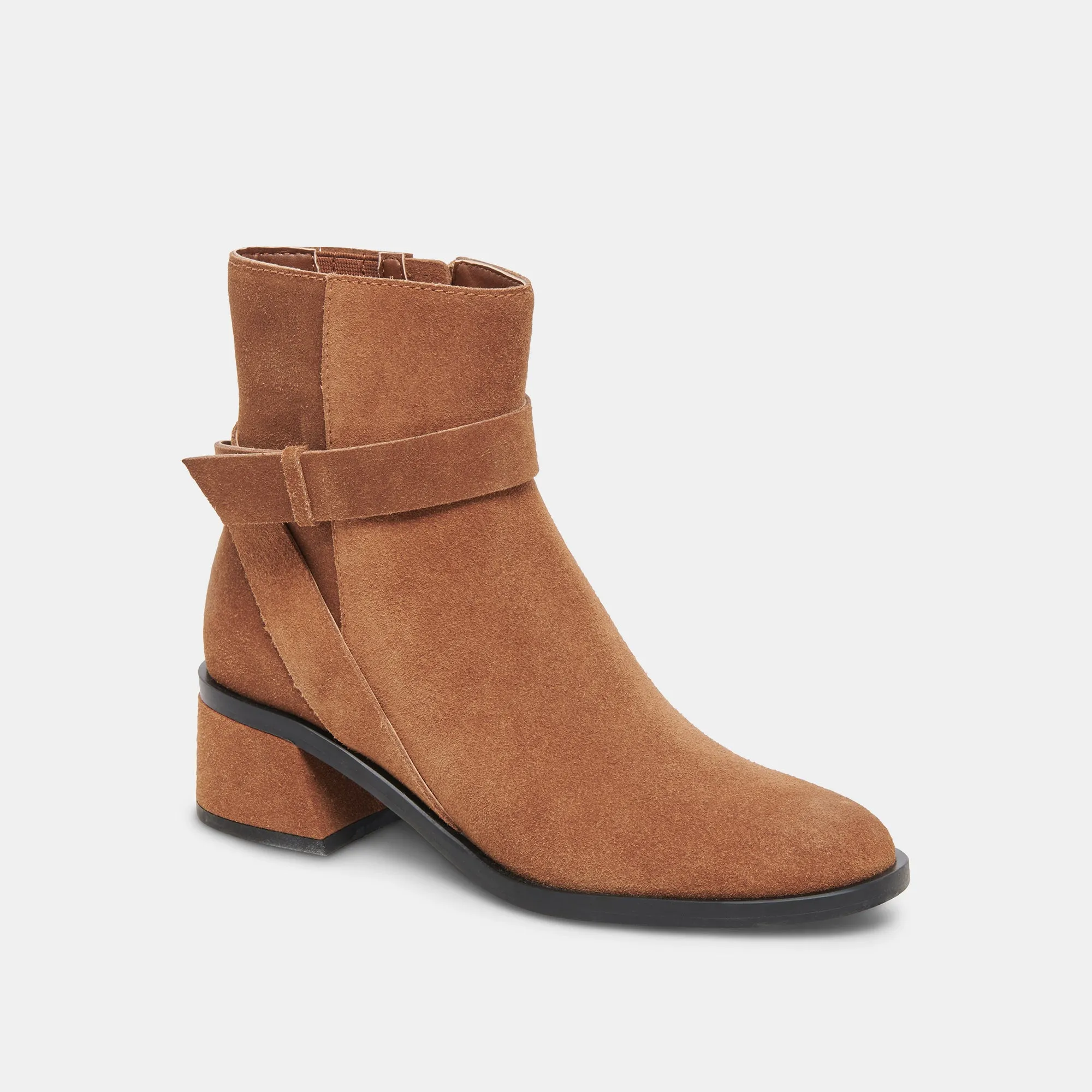 LELAND BOOTIES BROWN SUEDE