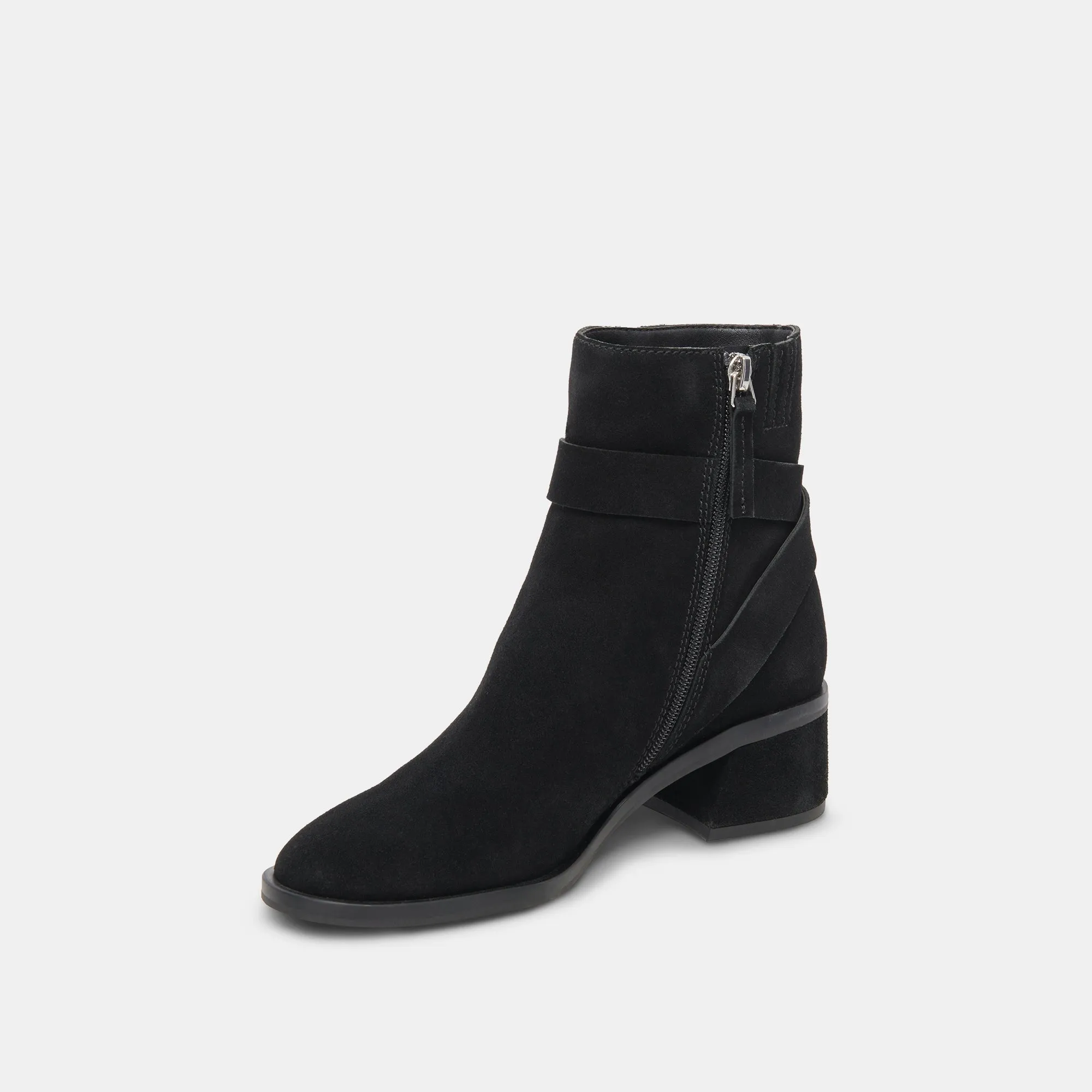 LELAND BOOTIES ONYX SUEDE