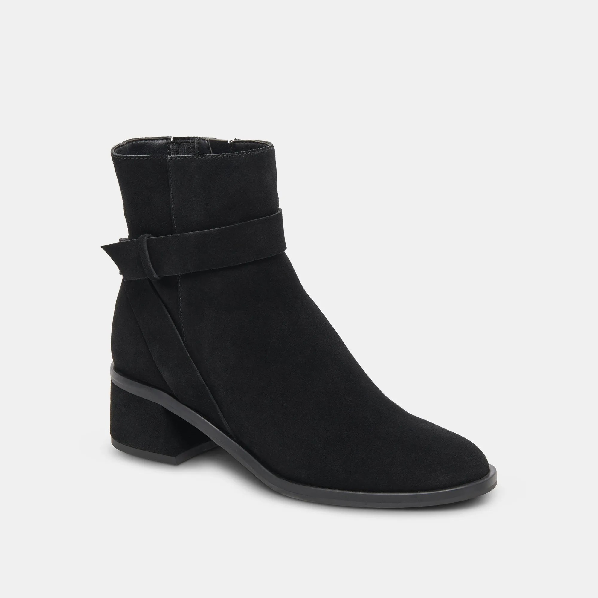 LELAND BOOTIES ONYX SUEDE