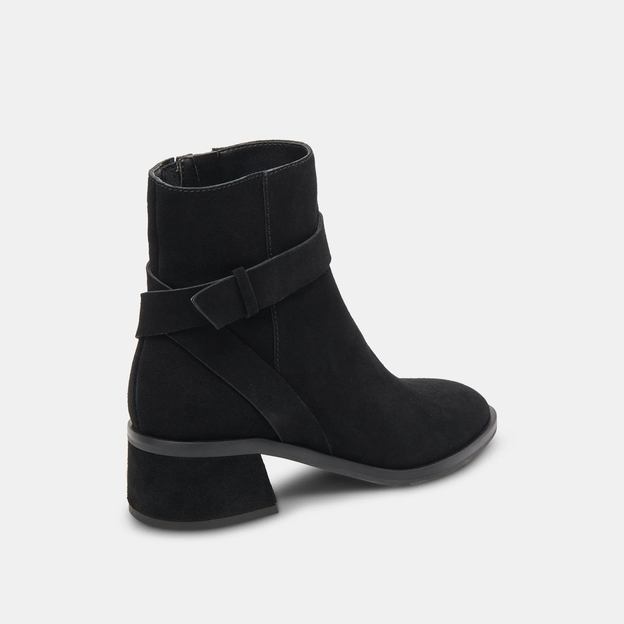 LELAND BOOTIES ONYX SUEDE