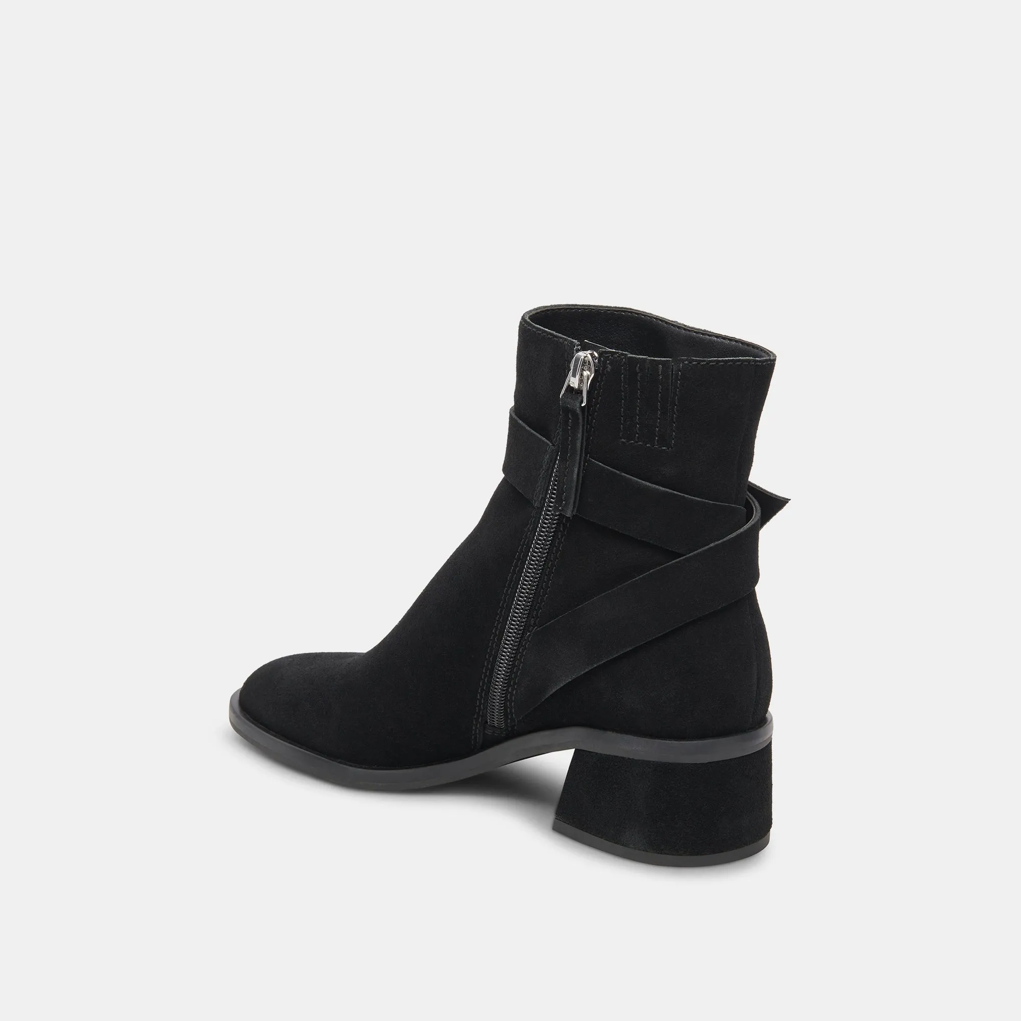 LELAND BOOTIES ONYX SUEDE