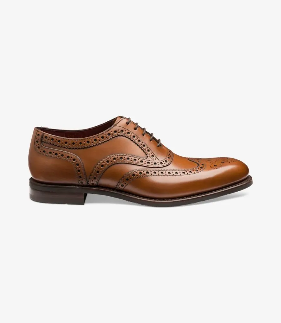 LOAKE - KERRIDGE Stylish Oxford Brogue - Cedar