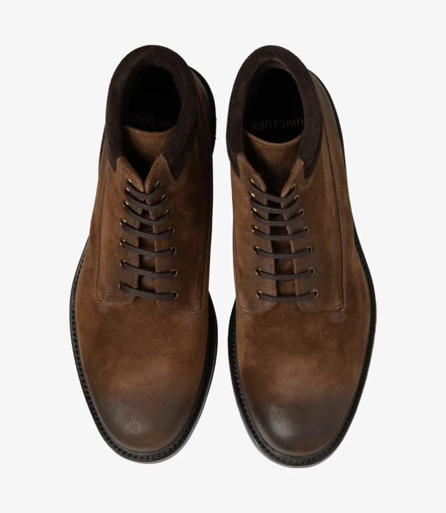 Luxurious Loake Kirkby Premium Brown Suede Mens Boot