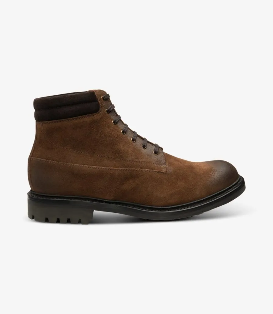 Luxurious Loake Kirkby Premium Brown Suede Mens Boot