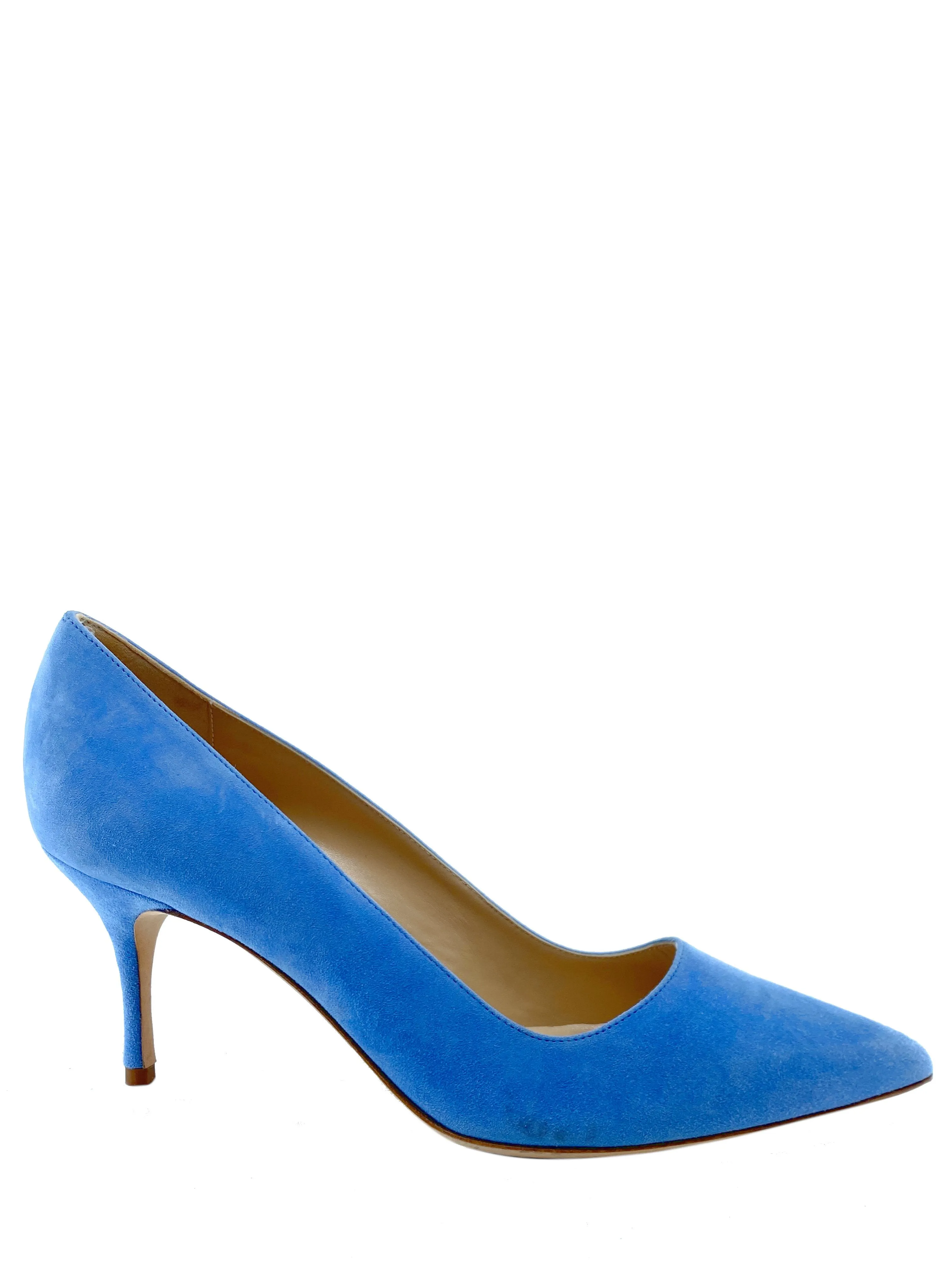 Manolo Blahnik BB Suede Pumps Size 7.5