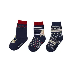 Mayoral Baby 3 Pieces Set Socks  fox  10095-82