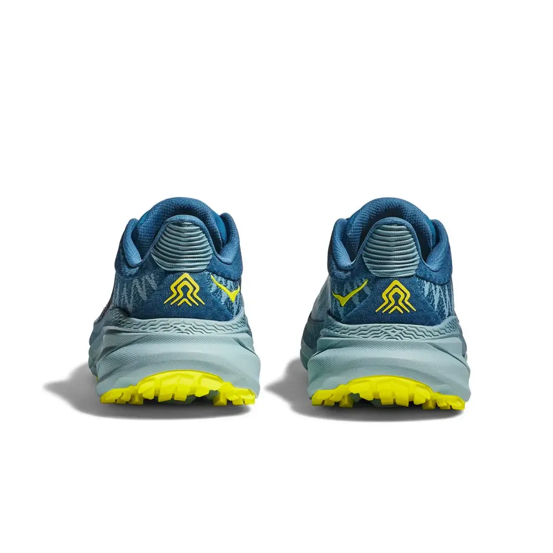 Mens Hoka Challenger ATR 7 (Wide) - Stone Blue/ Evening Primrose