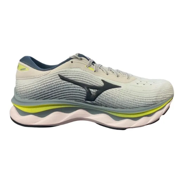 Mizuno men's running shoe Wave Sky 5 J1GC210224 blue-neo lime 