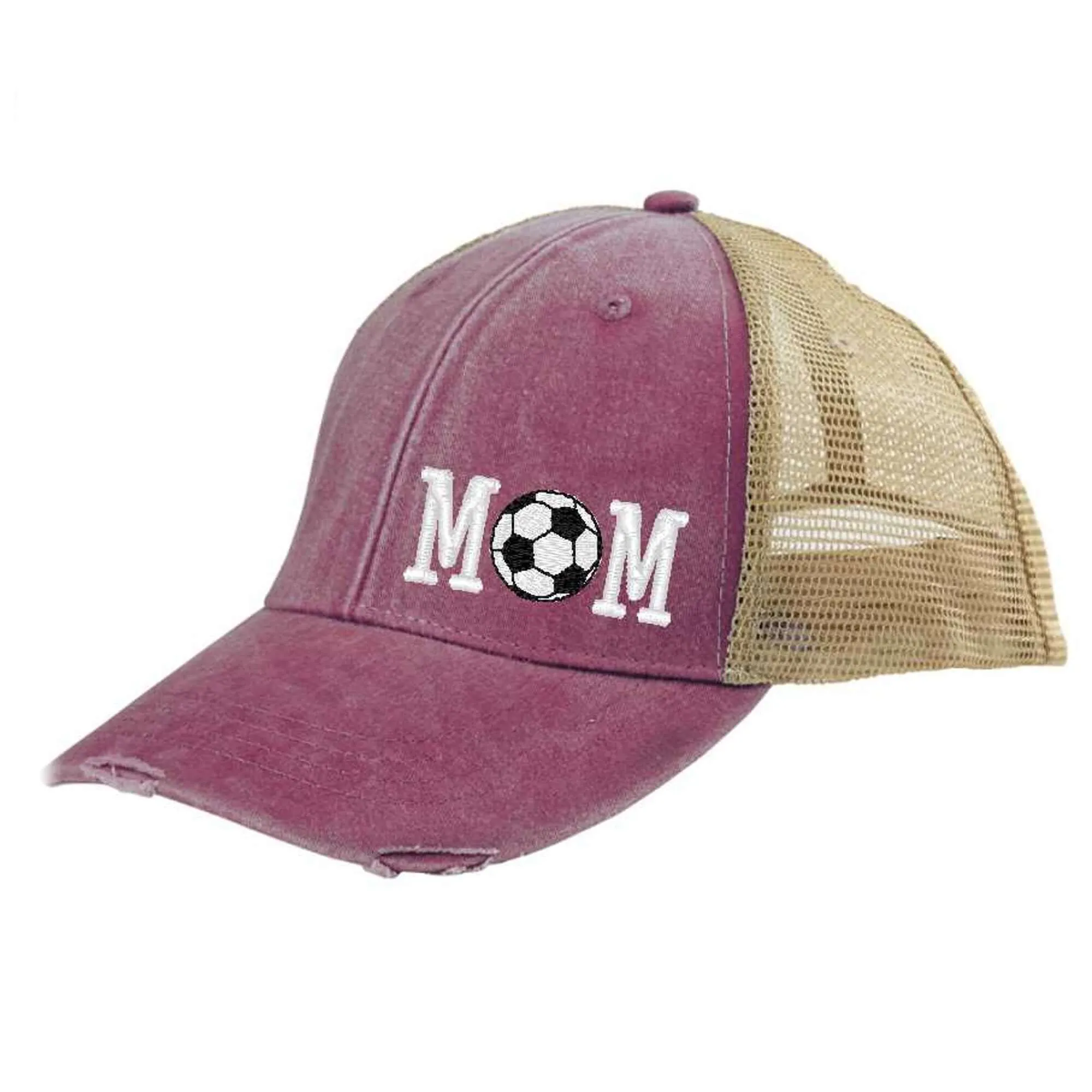 Mom Hat Soccer Mesh Trucker Hat