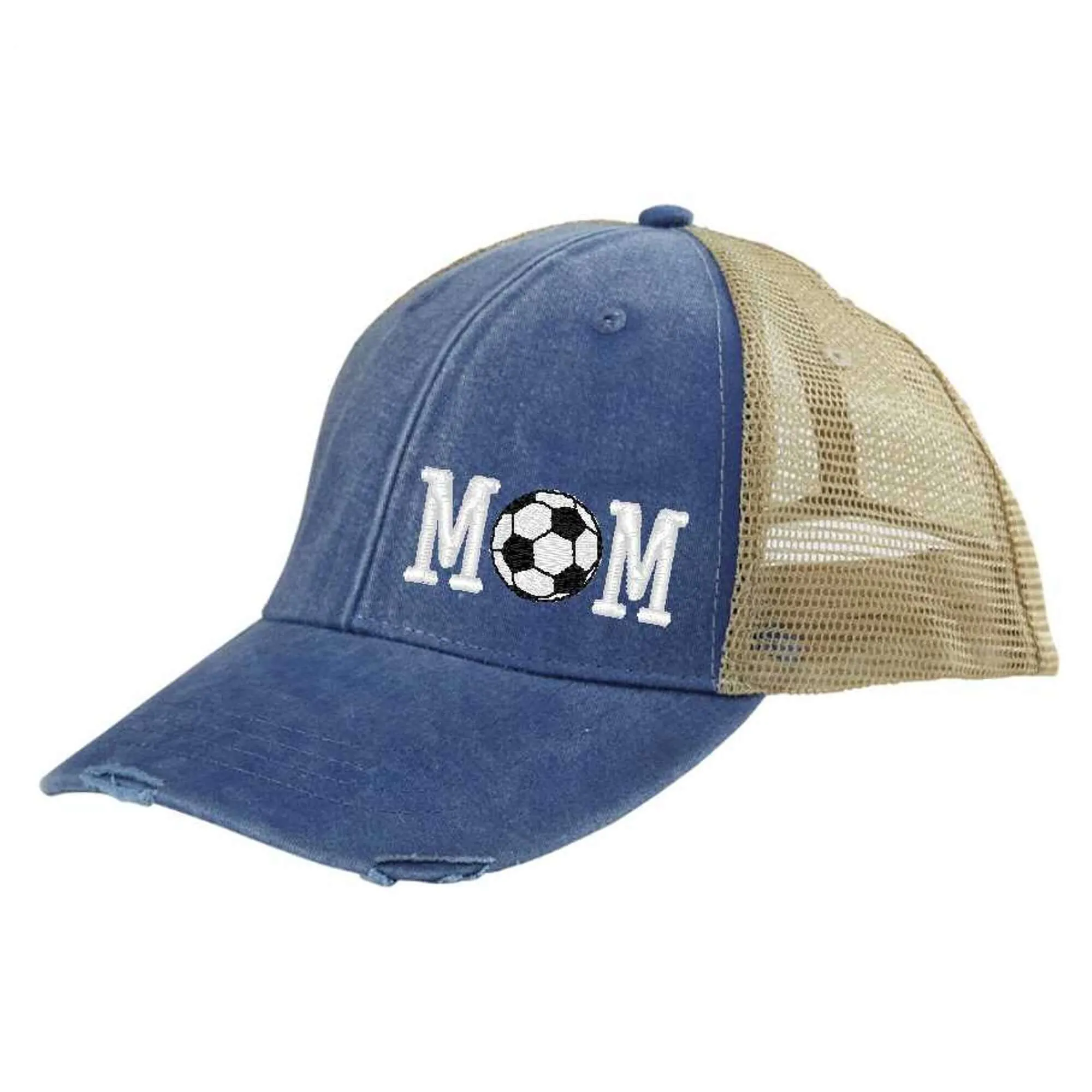 Mom Hat Soccer Mesh Trucker Hat