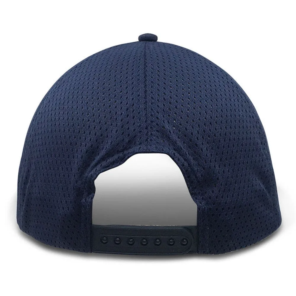 Navy Blue Wicking Soft Mesh - Unstructured Baseball Cap