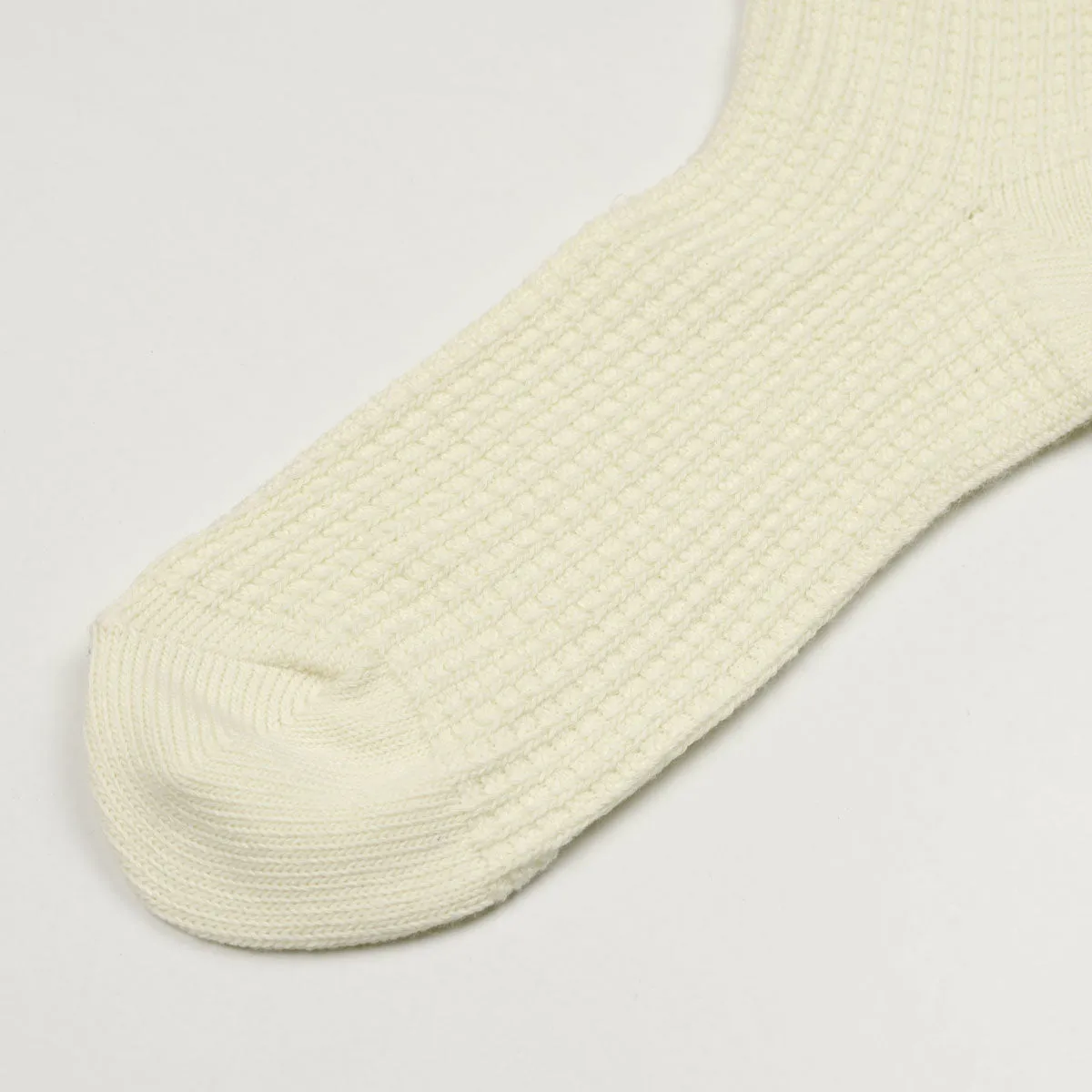 Norse Projects - Bjarki Waffle Socks - Ecru