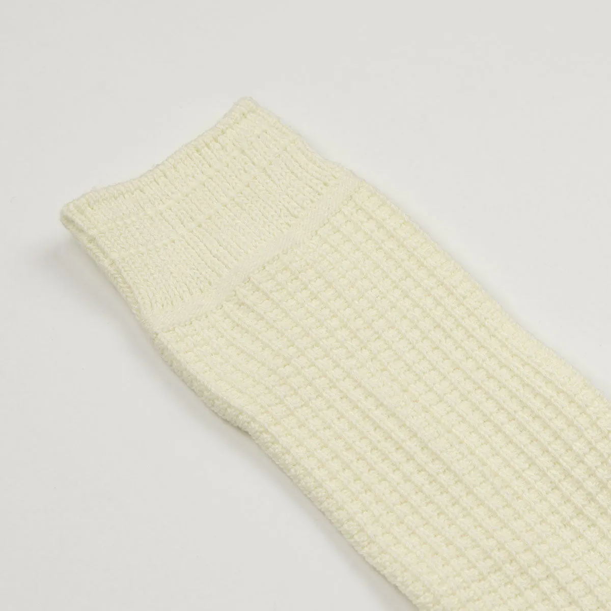 Norse Projects - Bjarki Waffle Socks - Ecru